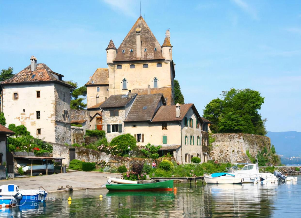 Maison En Duplex I Yvoire I Lac Leman I Medievale Esterno foto