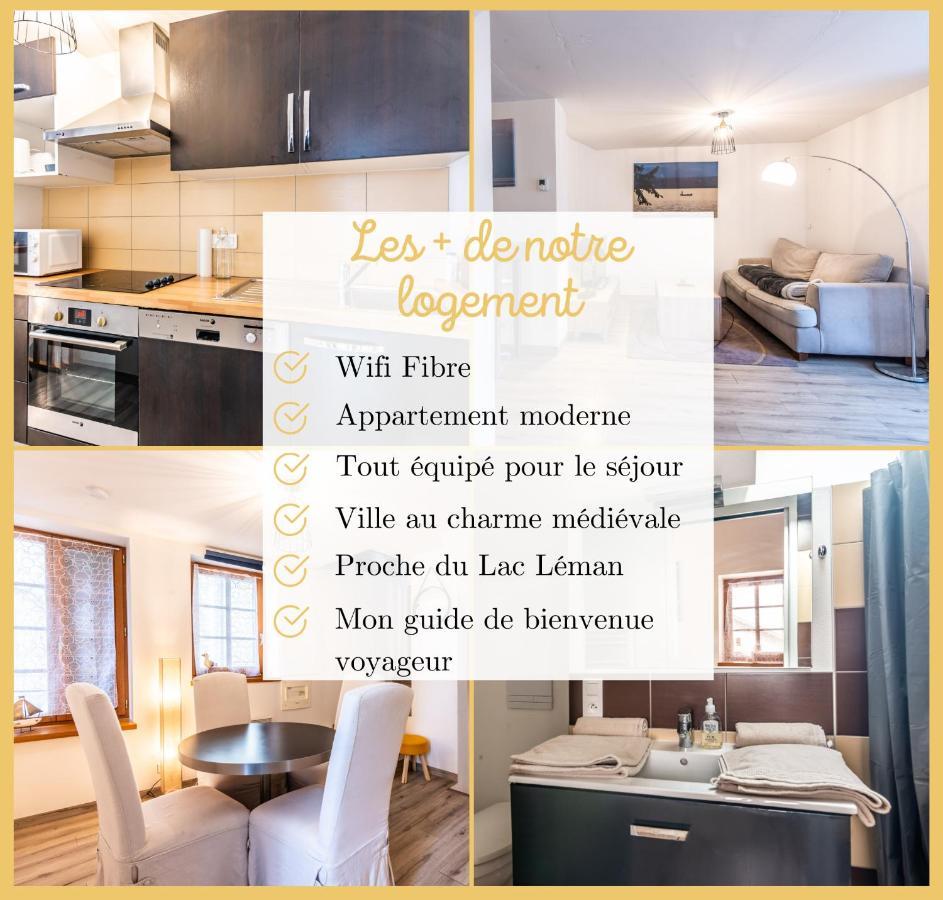 Maison En Duplex I Yvoire I Lac Leman I Medievale Esterno foto